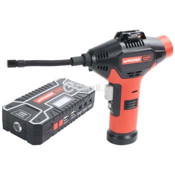 ESTAÇÃO DE ENERGIA 12AH, POWER BANK + MINI COMPRESSOR