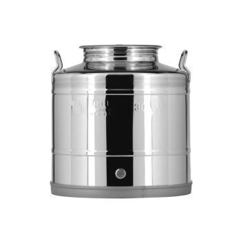 DEPÓSITO DE AZEITE INOX 100L COM TORNEIRA