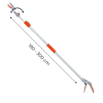 tesoura telescÓpica ajustÁvel da stocker 180-300cm carril - carril.pt - Carril.pt