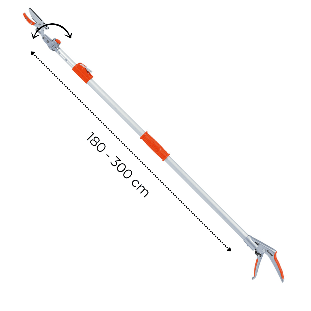 tesoura telescÓpica ajustÁvel da stocker 180-300cm carril - carril.pt - Carril.pt