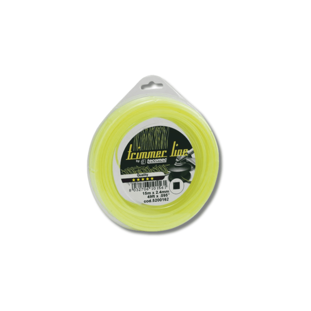 fio nylon quadrado trimmer 15-44 m - carril.pt Rolo de fio de nylon KIPA para corte em roçadora, resistente, para uso profissional em relva, mato e aparadores de jardim. - Carril.pt