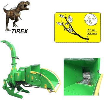 BIOTRITURADOR PERUZZO TIREX PARA TRATOR 40HP-170MM