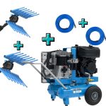 KIT MOTOCPRESSOR DIESEL MC 650 + 2 VAREJADORES TUONO EVO + 2 MANGUEIRAS CAMPAGNOLA - Carril.pt