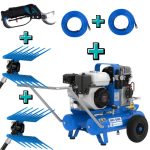 KIT PNEUMÁTICO CAMPAGNOLA MC 545 + 2 VAREJADORES DIABLO 1800 + TESOURA VICTORY + MANGUEIRAS - Carril.pt