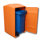 CONTENTOR PARA RESÍDUOS LÍQUIDOS - ÓLEO 1.000 LITROS - Carril.pt