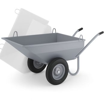 CARRO DE MÃO BASCULANTE 140 LITROS - 400 KG