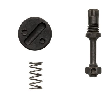 Conjunto de peças de reposição originais Campagnola para manutenção da válvula localizada na empunhadura das hastes telescópicas.