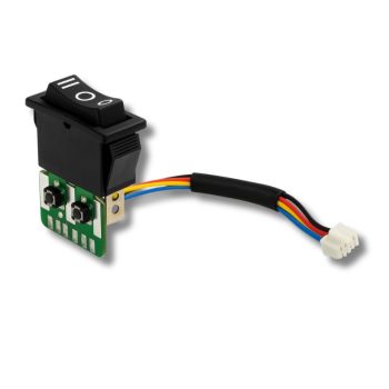 O interruptor para varejador LIKE Bravo foi concebido para garantir funcionamento seguro e eficaz do equipamento durante campanhas de apanha de azeitonas e outros frutos. Esta peça elétrica técnica permite ligar e desligar o motor rapidamente, oferecendo controlo total ao operador. Produto genuíno e compatível, de fácil montagem, facilita intervenções de manutenção e reduz tempos de paragem por avaria.