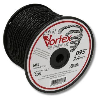 Fios de nylon helicoidais Fortex Vortex, corte limpo e silencioso, alta resistência para relva, mato e silvas.