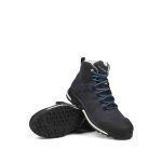 Bota de segurança Lavoro Lando Blue FL, biqueira compósito, entressola KEVLAR, sola PU, nobuck impermeável, palmilha antistática, confortável e durável. - Carril.pt
