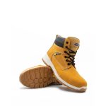 Bota de segurança Lavoro E16 S3, 100 % metal-free, biqueira de aço, palmilha de Kevlar, sola de dupla densidade PU/borracha e forro têxtil preto. - Carril.pt