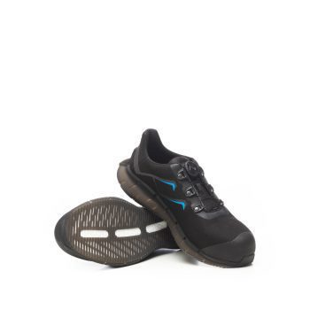 Lavoro Stardust Blue – Sapato de segurança S1P SRC WRU, biqueira de compósito, palmilha de Kevlar, sola com retorno de energia, design moderno.