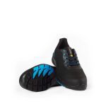 Sapato de segurança Lavoro Hybrid Blue S3 SRC ESD, têxtil azul‑preto, biqueira composite, palmilha Kevlar, sola PU+TPU injetada, metal-free. - Carril.pt