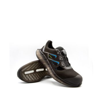 Lavoro Starsight Blue – sandália de segurança S1P SRC ESD, biqueira de compósito, palmilha de Kevlar, sola TPU com retorno de energia, sistema de fecho rápido MOZ.