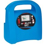 Carregador de baterias Awelco BAT 13, 6/12 V, compacto, com pinças de ligação e indicador analógico. - Carril.pt