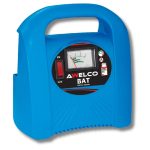 Carregador de baterias Awelco BAT 14, 6/12 V, compacto, com amperímetro analógico e pinças de ligação rápida. - Carril.pt