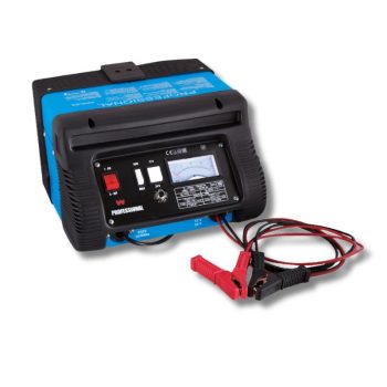 Carregador de baterias Professional 40, 12/24V, com amperímetro integrado e cabos de 1,5 m com pinças tipo “crocodilo”
