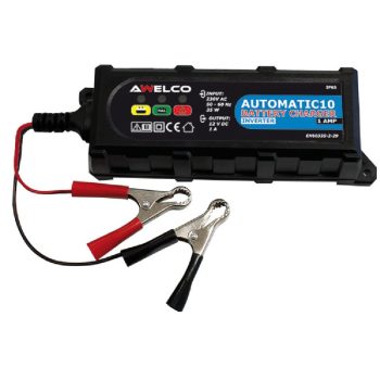 Carregador de baterias Automatic 10, compacto, 12V, tecnologia inverter, manutenção de baterias pequenas