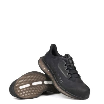 Sapato de segurança Lavoro Stargate Black, S3 SRC ESD, 100 % reciclável, biqueira compósito, sola TPU + EVA Phylon, palmilha Kevlar.