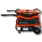 Gerador LIKE R6000D portátil monofásico a gasolina com rodas e AVR.