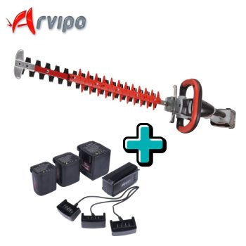 CORTA-SEBES A BATERIA ARVIPO BC37 + 3 BATERIAS + CARREGADOR - Carril.pt