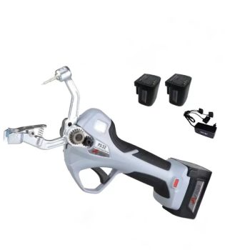 Tesoura elétrica ARVIPO PS32 TAG — aplicador profissional de etiquetas auriculares com motor brushless e sistema de segurança CUT PREVENT.