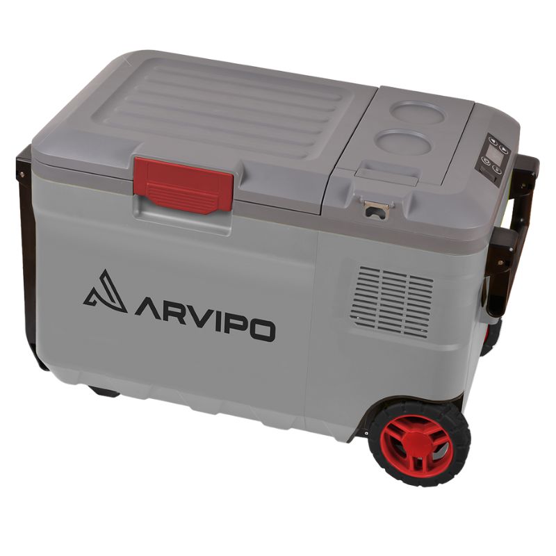 frigorÍfico portÁtil arvipo fr37 - carril.pt Frigorífico portátil Arvipo FR37 28 L com bateria lítio, refrigeração -20 °C e aquecimento +60 °C - Carril.pt