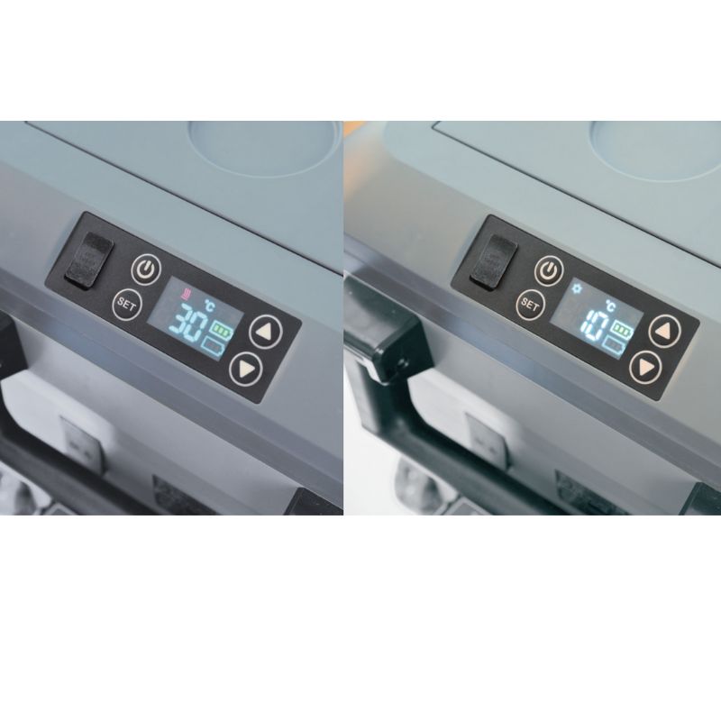 frigorÍfico portÁtil arvipo fr37 - carril.pt Frigorífico portátil Arvipo FR37 de 28 L com refrigeração até -20 °C e aquecimento até 60 °C. Autonomia até 12 h com bateria lítio 5 Ah. - Carril.pt