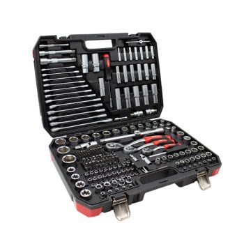 JOGO CHAVES CAIXA KROFTOOLS 219PCS 1/4"-3/8"-1/2"