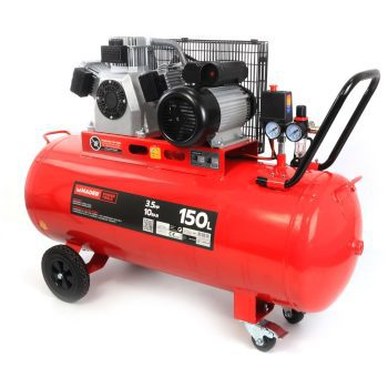COMPRESSOR DE AR COM 2 SAÍDAS, 150L, 3.5HP, 10BAR