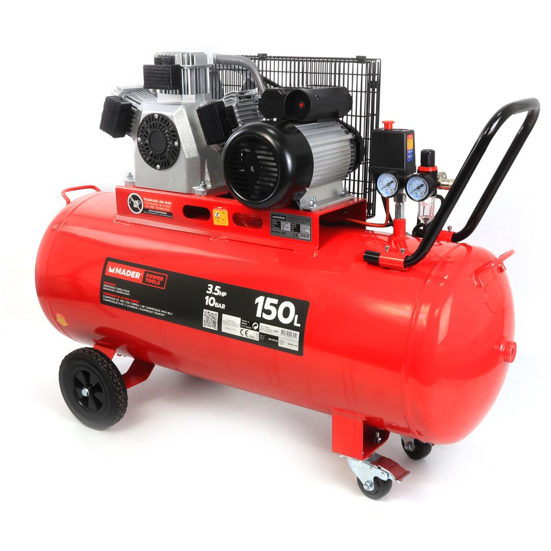 compressor de ar com 2 saÍdas, 150l, 3.5hp, 10bar - carril.pt COMPRESSOR DE AR COM 2 SAÍDAS, 150L, 3.5HP, 10BAR - Carril.pt
