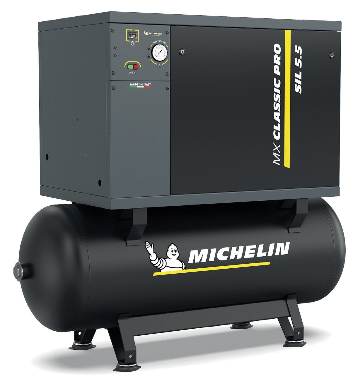 compressor insonorizado michelin bk119-270-75 - carril.pt COMPRESSOR INSONORIZADO 270LTS 7,5HP CLASSIC PRO BK119-270-7,5HP 860 L/M - Carril.pt