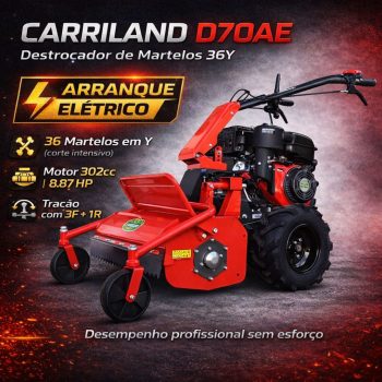 DESTROÇADOR CARRILAND D70AE 8.9 HP C/ARRANQUE ELÉTRICO