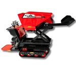 MINI DUMPER 500KG COM DESCARGA ELEVADA HIDRÁULICA