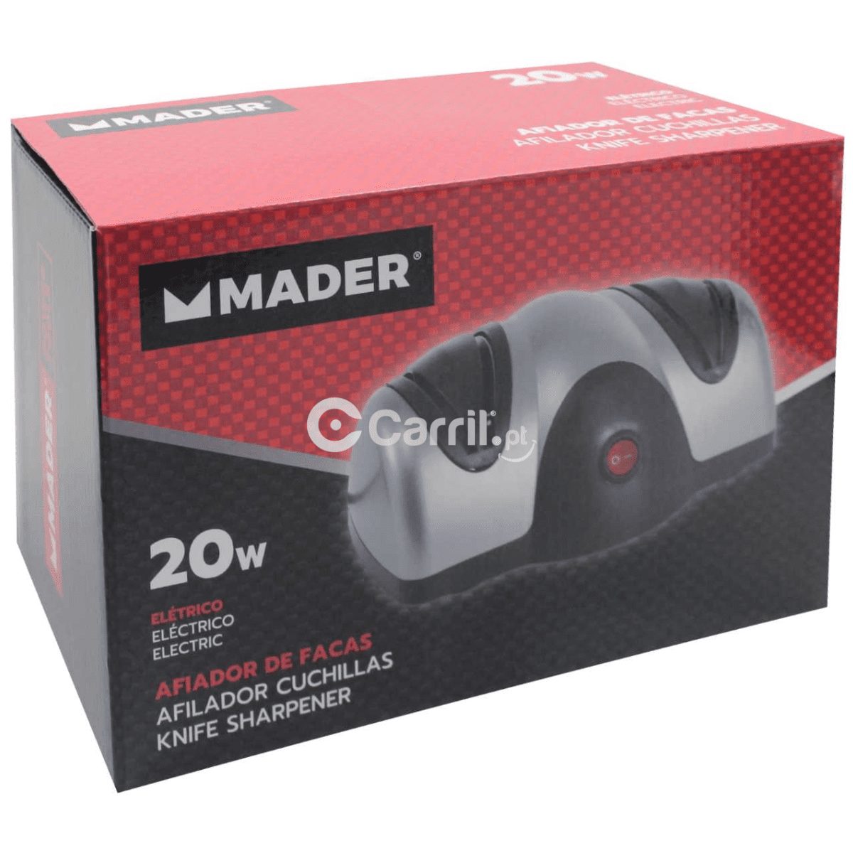 AFIADOR DE FACAS ELÉTRICO MADER 20W - Carril.pt
